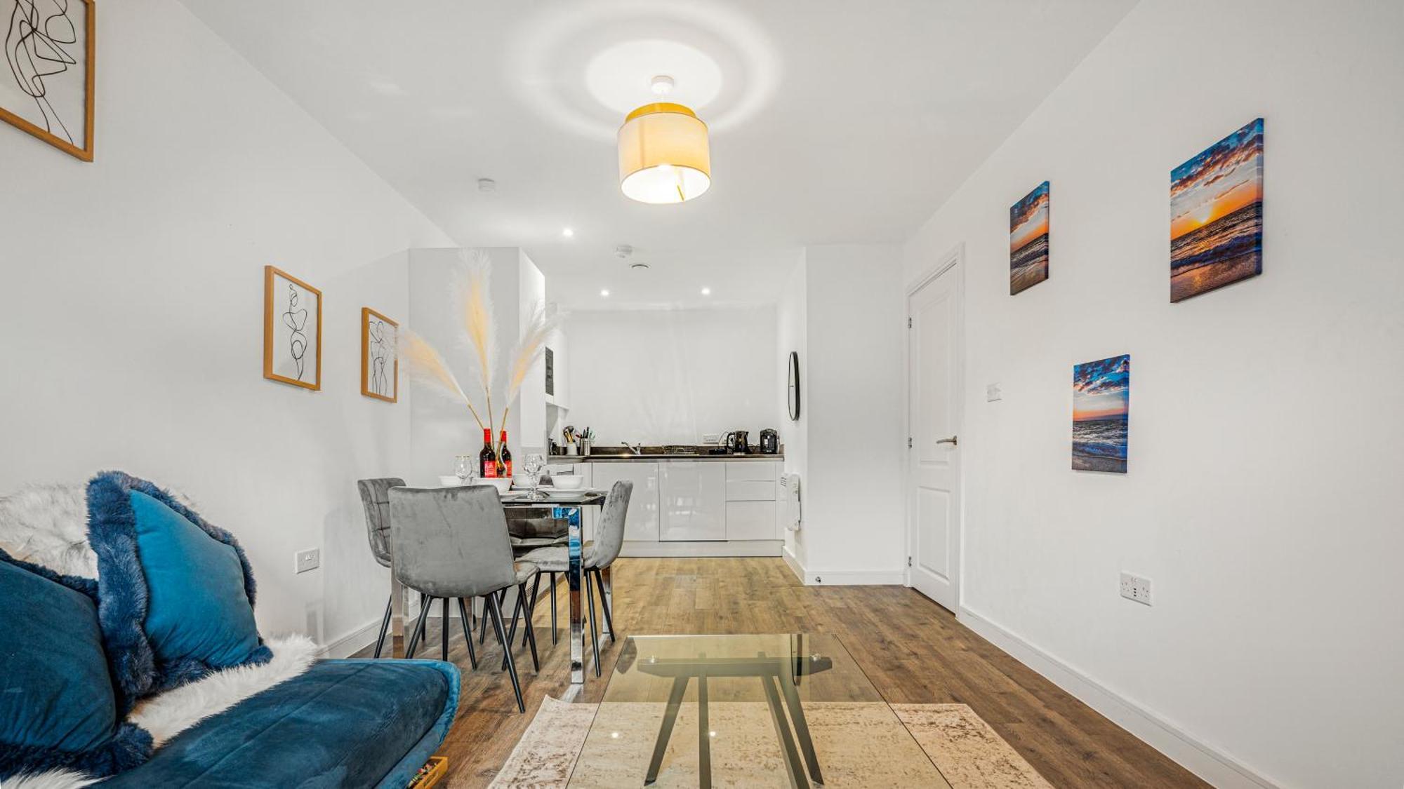 Ferienwohnung Oceanic Bliss: 2 Bed 2 Bath + Free Park + Netflix Birmingham Exterior foto